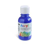 Primo Flacon 125ml Peinture Acrylique Fine Bouchon Flux Control Bleu Outremer 500