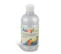 Primo Flacon Soft Plastique Peinture Acrylique Fine Fluo 500 Ml Argent 910
