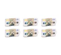Primo Lot De 6 Pastilles D'aquarelle Fine En Godet Rempla¿Able, 12 Couleurs. ¿ 30 Mm