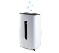 PRIMO PR580DH Déshumidificateur d'air - Réglable automatiquement - 20L/Jour - Convient pour Salon, Chambre, Salle de Bain et Cave - Blanc