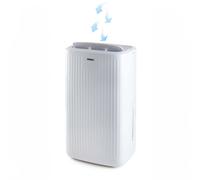 PRIMO PR581DH Déshumidificateur d'air - Réglable automatiquement - 10L/Jour - Convient pour Salon, Chambre, Salle de Bain et Cave - Blanc