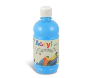 Primo Tube Soft Plastique Peinture Acrylique Fine Fluo 500 Ml Cyan 501