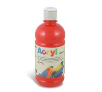 Primo Tube Soft Plastique Peinture Acrylique Fine Fluo 500 Ml Rouge Vermillon 300