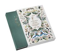 Primrosia, Carnet A5 avec grille à points aquarelle, 160 pages, papier lourd de haute qualité, sans bavure, couverture rigide en lin de luxe avec joli toucan (vert jungle)