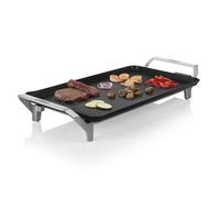 Princess Plancha électrique Chef Premium XL 103110 – 46×26 cm, 2500 W – Noir/Argenté