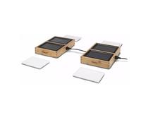 Princess Gril de table Chef Dinner4All Pure 840 W Métal et bambou