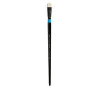 Princeton Aspen, Glare-Free Indoor/Outdoor Brush for Acrylic & Oil, Series 6500S Short Oval Filbert Synthetic, Size 8 (P6500SO8)