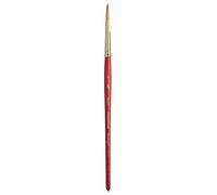Princeton Heritage, Pinceau Taklon doré pour aquarelle et acrylique, série 4050, sable synthétique rond, taille 6