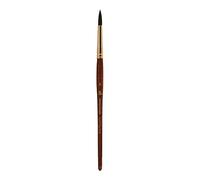 Princeton Pinceau d'artiste Neptune, pinceaux pour Aquarelle série 4750, écureuil synthétique Rond, Taille 8