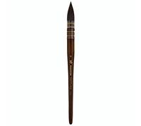 Princeton Pinceau d'artiste Neptune, pinceaux pour Aquarelle série 4750, Plume d'écureuil synthétique, Taille 4