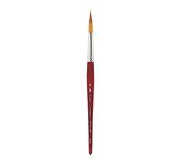 Princeton Velvetouch Artiste, Mixed-Media Brush for Acrylic, Watercolor & Oil, Series 3950 Long Round Luxury Synthetic, Size 14