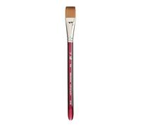 Princeton Velvetouch Artiste, Mixed-Media Brush for Acrylic, Watercolor & Oil, Series 3950 Wash Luxury Synthetic, Size 3/4