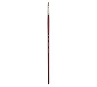 Princeton Velvetouch Artiste, Pinceau mixte pour acrylique, aquarelle et huile, série 3900 Filbert 4 à long manche (PB3900FB4)