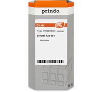 Prindo Basic Ruban Noir sur jaune Original PRSBBTZE651