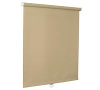 Print Cycero packaging Store Enrouleur à Ressort - Automatique Tamisant - 150 x 180 cm Beige Clair - Store à Tirage Central - Rideau Standard à Tirage Manuel