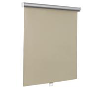 Print Cycero packaging Store Enrouleur Thermo à Ressort - Protection Solaire, Brise-Vue, Anti-Éblouissement - 160 x 180 cm Beige - Modèle Automatique, Occultant, Tissu Thermique