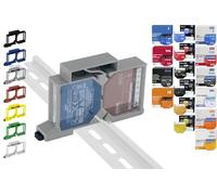 Print Worth PWG3-Dual Support de rail 3D pour 32 coques : 1,1PM,2PM,Shutter,1L,2L,EM,i4,i4DC,i4LR,Dimmer,Dimmer Dali,RGBW PM (Wave/Plus,G3,G4) (Gris-Prime)