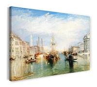 Printed Paintings Impression sur Toile (100x70cm): William Turner - Venise, du Porche de Madonna