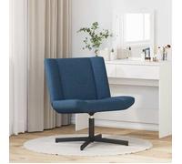 ""Printemps 2026 Soldes""1 PC Fauteuil d'appoint - CHAISE TV - Chaise pivotante Bleu 63x75x76 cm tissu - 63x75x76 cm 2_875991