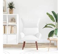 ""Printemps 2026 Soldes""1 PC Fauteuil d'appoint - CHAISE TV - fauteuil Blanc 69x74x93 cm Simili cuir - 69x74x93 cm 2_983643