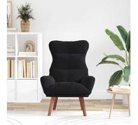 ""Printemps 2026 Soldes""1 PC Fauteuil d'appoint - CHAISE TV - fauteuil Noir 69x74x93 cm Velours - 69x74x93 cm 2_145632