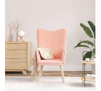 ""Printemps 2026 Soldes""1 PC Fauteuil d'appoint - CHAISE TV - fauteuil Rose 62x67x95,5 cm Tissu Sherpa - 62x67x95,5 cm 2_464779