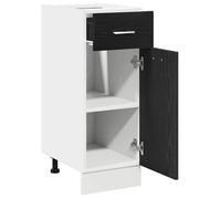 ""Printemps 2026 Soldes""Armoire de Tiroir Inférieure Riga Chêne noir 30 x 46 x 81,5 cm 5454064
