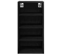 ""Printemps 2026 Soldes""Armoire suspendue pour cuisine - Placard mural - avec rangement - avec étagère Chêne noir 30 x 29,5 x 60 cm 1