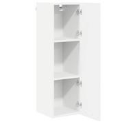 ""Printemps 2026 Soldes""Armoire suspendue pour cuisine - Placard mural - avec rangement - Blanc 30 x 31 x 100 cm Bois d'ingénierie 53