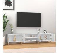 ""Printemps 2026 Soldes""Armoire TV/TABLE TV - Blanc - NEUF - Meuble TV blanc brillant 180x31,5x40 cm bois d'ingénierie 2_509570