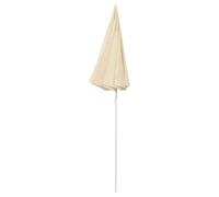 ""Printemps 2026 Soldes""Beige Parasol de jardin avec mât en acier sable 180 cm 2_768731
