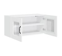 ""Printemps 2026 Soldes""Buffet de cuisine - Meuble Rangement - Kalmar Blanc brillant 80 x 31 x 40 cm 6475859