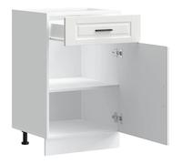 ""Printemps 2026 Soldes""Buffet de cuisine - Meuble Rangement - Porto blanc Bois d'ingénierie 5775138