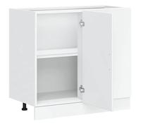 ""Printemps 2026 Soldes""Buffet de cuisine - Meuble Rangement - Porto blanc Bois d'ingénierie 5842838