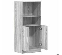 ""Printemps 2026 Soldes""Buffet de cuisine - Meuble Rangement - sonoma gris 57 x 41,5 x 131,5 cm Bois ingénierie 7722297
