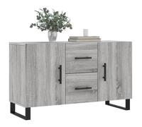 ""Printemps 2026 Soldes""Commode salon - armoire à tiroirs - Gris Buffet de rangement sonoma gris 100x36x60 cm bois d'ingénierie 2_475