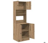 ""Printemps 2026 Soldes""Ensemble de 2 Buffet de cuisine - Meuble de rangement - Buffet de Cuisine - Chêne artisanal 60 x 50 x 180 cm