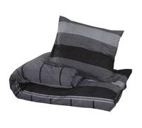 ""Printemps 2026 Soldes""Gris Ensemble de housse de couette gris foncé 200x200 cm Coton 2_418629