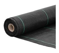 ""Printemps 2026 Soldes""Membrane anti-mauvaises herbes - Toile de Paillage - Perméable à l'eau - herbes noir 0,5x10 m PP 6983027