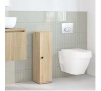 ""Printemps 2026 Soldes""Meuble de salle de bain - desgin classique - Meuble de rangement - avec porte-rouleau chêne sonoma 2_600063
