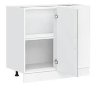 ""Printemps 2026 Soldes""Meuble sous évier - Meuble Rangement - Cabinet à tiroirs - ""Lyon"" Gris béton Bois d'ingénierie 9588745