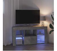 ""Printemps 2026 Soldes""Meuble TV LED d'Angle Montage mural Gris béton 100 x 40 x 50 cm 5486256