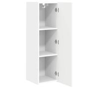 ""Printemps 2026 Soldes""Meuble TV Suspendu - Armoire multimédia/Cabinet HIFI Mural - Blanc 30 x 31 x 100 cm Bois d'ingénierie 9592029