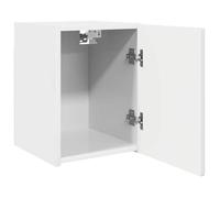 ""Printemps 2026 Soldes""Meuble TV Suspendu - Armoire multimédia/Cabinet HIFI Mural - Montage mural Blanc Brillant 30 x 31 x 40 cm 604