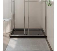 ""Printemps 2026 Soldes""Noir Receveur de douche rectangulaire ABS Noir 80x100 cm 2_125373