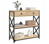 ""Printemps 2026 Soldes""Table de Salle de Séjour - Table console - Meuble de salon chêne sonoma 75x28x75 cm bois d'ingénierie 2_25079