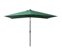 ""Printemps 2026 Soldes""Vert Parasol de jardin avec LED et mât en acier Vert 2x3 m 2_660996