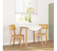 ""Printemps/été 2025"" Chaises à manger 2 pcs, SOLOMON, confortable, bois massif caoutchouc - 47x50x81.5 cm LV2836