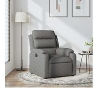 ""Printemps/été 2025"" Fauteuil Relax, SOLOMON, Fauteuil inclinable, Gris foncé Tissu - 75x92.5x100 cm LV5391