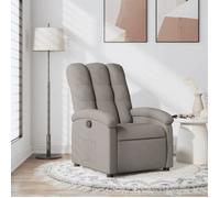 ""Printemps/été 2025"" Fauteuil Relax, SOLOMON, Fauteuil inclinable, Taupe Tissu - 70x93x101 cm LV5890